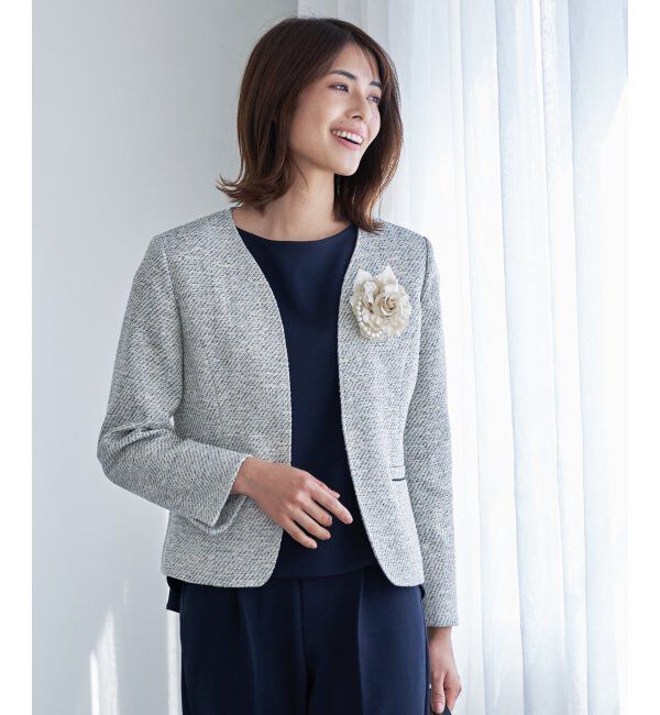 IKKA LOUNGE「ファンシーツイードジャケット」|その他|