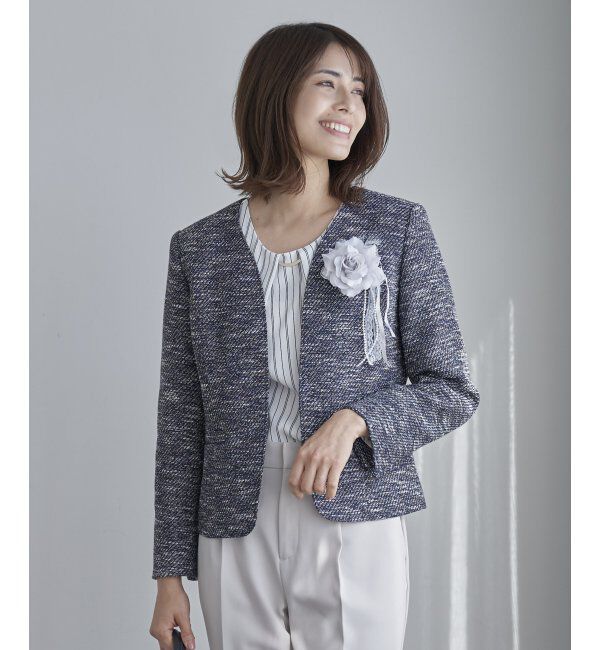 IKKA LOUNGE「ファンシーツイードジャケット」|その他|