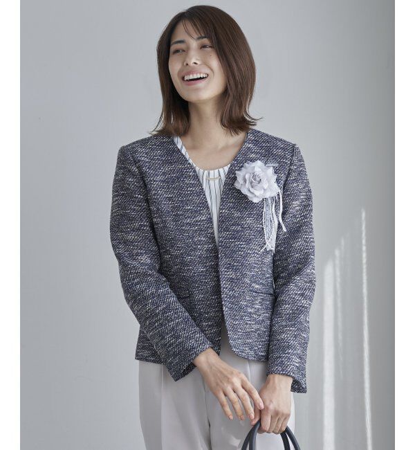 IKKA LOUNGE「ファンシーツイードジャケット」|その他|