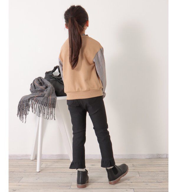 ikka kids「後ろフリルストレッチパンツ（120~160cm）」|その他|