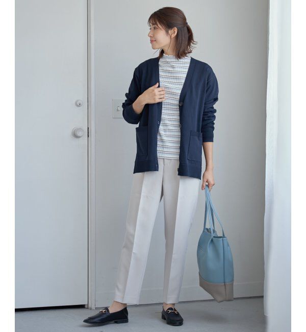 ikka「サンカクテレコ長袖T」|Tシャツ・カットソー|