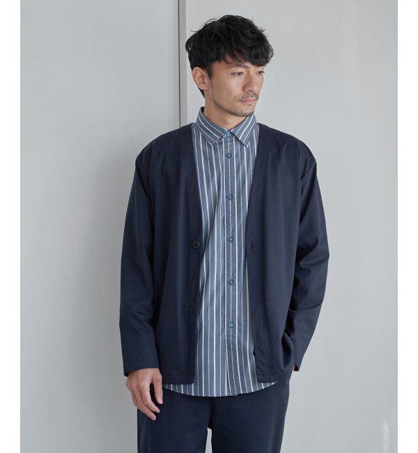 IKKA LOUNGE「【イージーケア／シワ軽減】イージーケアストレッチカーデジャケット【接触冷感／UVカット】ＪＫＴ」|Tシャツ・カットソー|