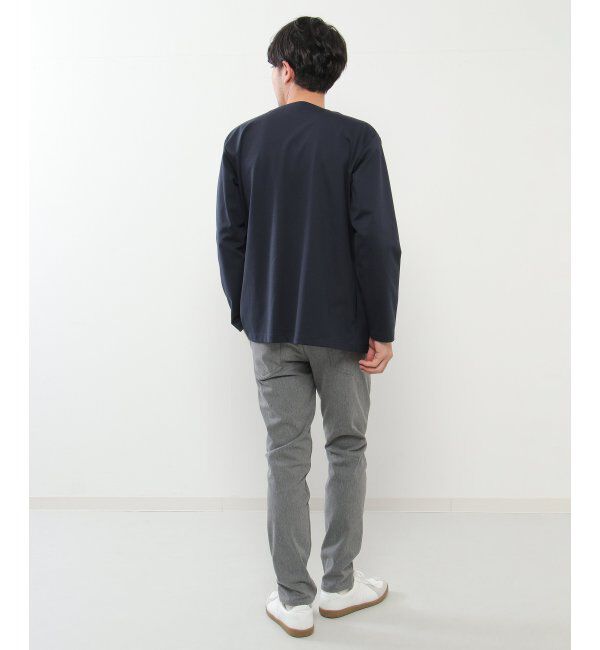 IKKA LOUNGE「【イージーケア／シワ軽減】イージーケアストレッチカーデジャケット【接触冷感／UVカット】ＪＫＴ」|Tシャツ・カットソー|