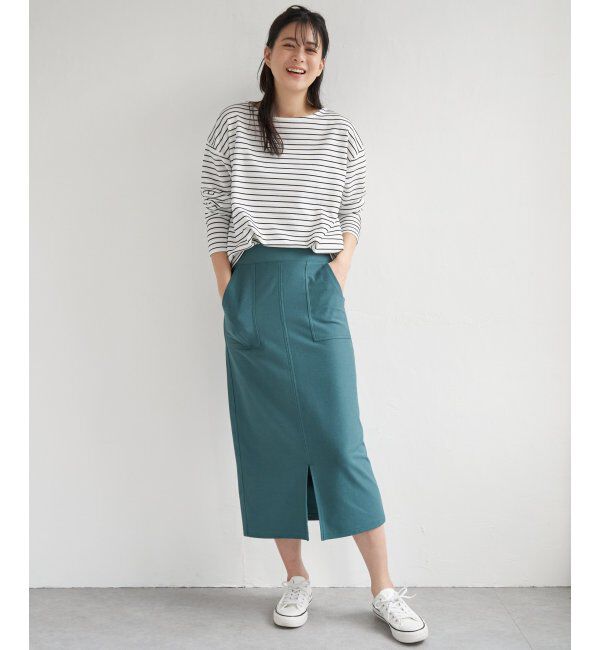 ikka「Beasystretchタイトスカート」|スカート|