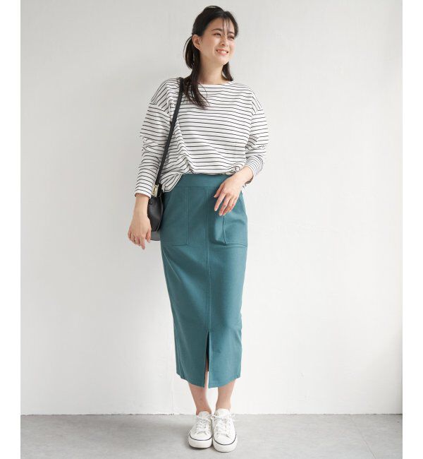 ikka「Beasystretchタイトスカート」|スカート|