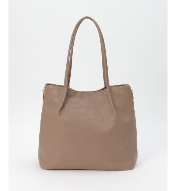 ikka「バイカラーサイド切り替えトートバッグ」|その他|