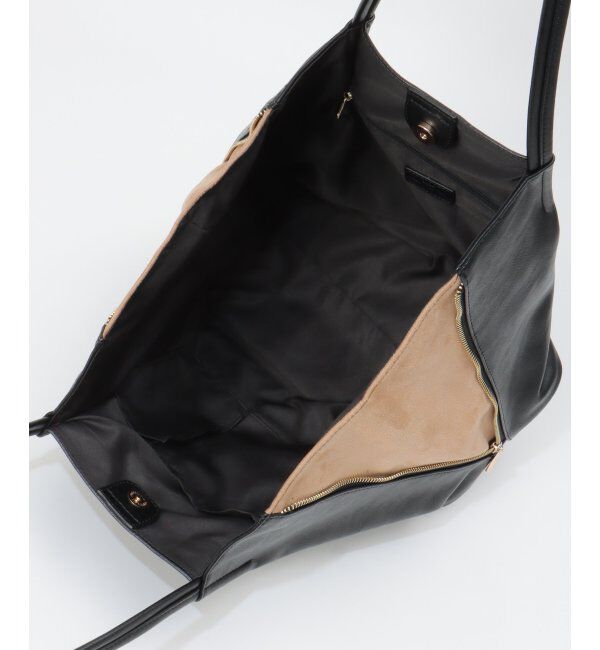 ikka「バイカラーサイド切り替えトートバッグ」|その他|