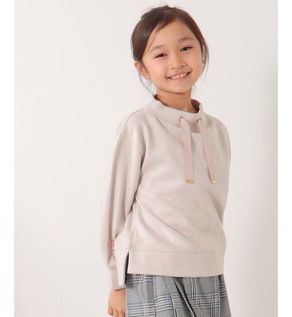 ikka kids「【親子おそろい】カットスウェードスピンドルプルオーバー（120~160cm）」|Tシャツ・カットソー|