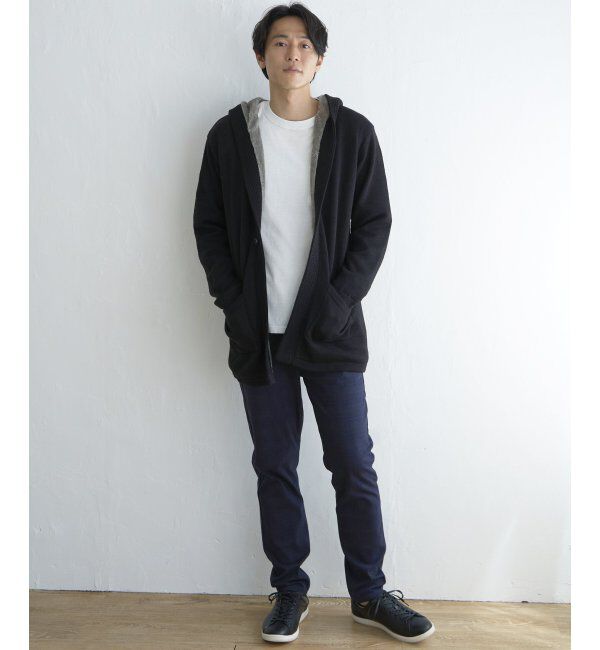 ikka「ボアフリースニットフーディガン」|その他|