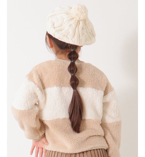 ikka kids「ケーブルニットベレー帽」|その他|