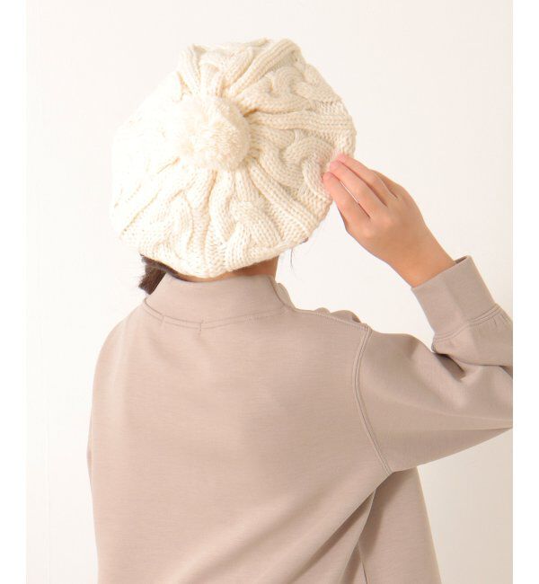 ikka kids「ケーブルニットベレー帽」|その他|