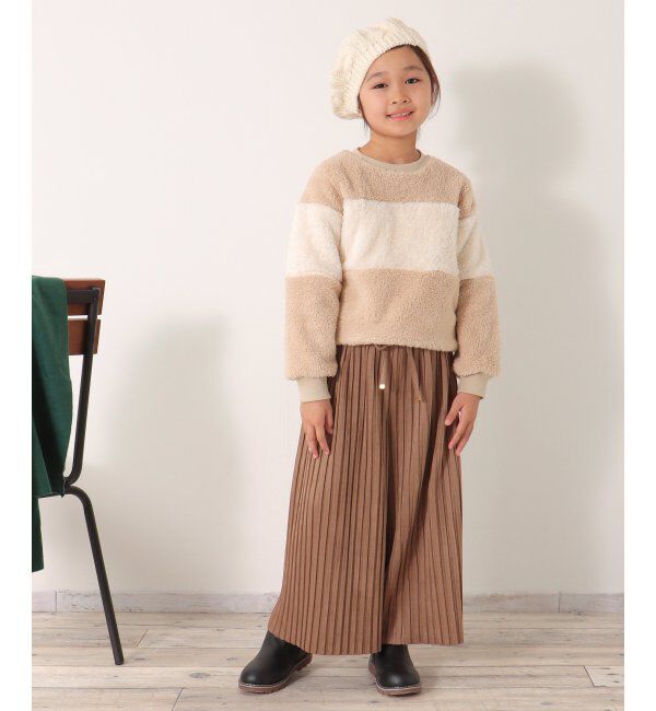 ikka kids「ケーブルニットベレー帽」|その他|