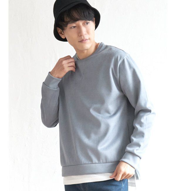 ikka「セイケツフェイクスエードレイヤード」|パーカー|