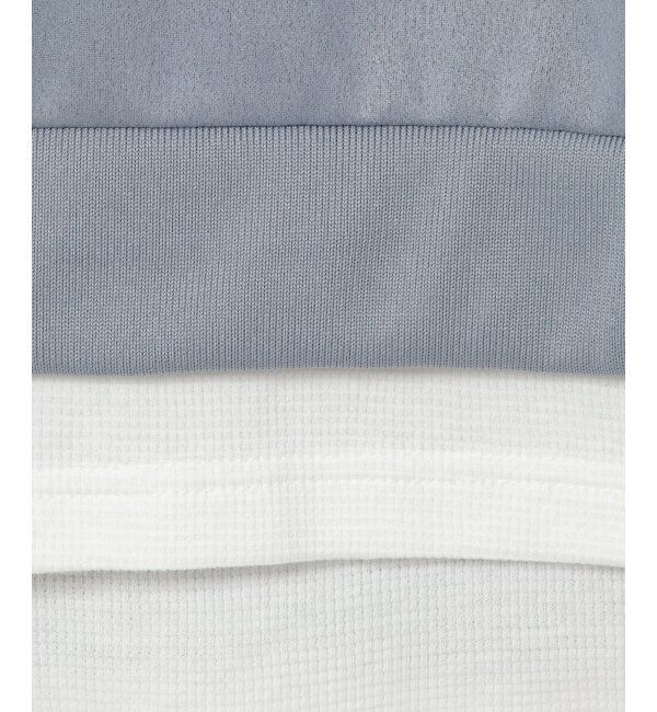 ikka「セイケツフェイクスエードレイヤード」|パーカー|