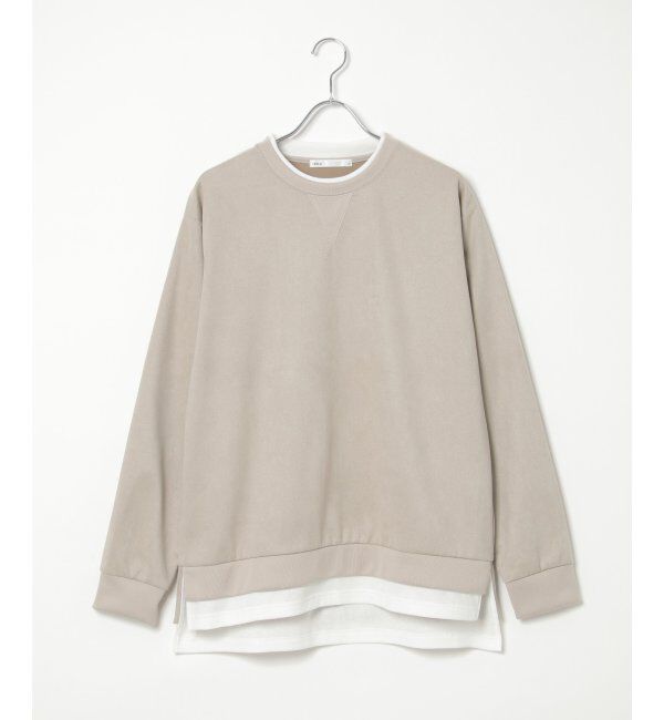 ikka「セイケツフェイクスエードレイヤード」|パーカー|