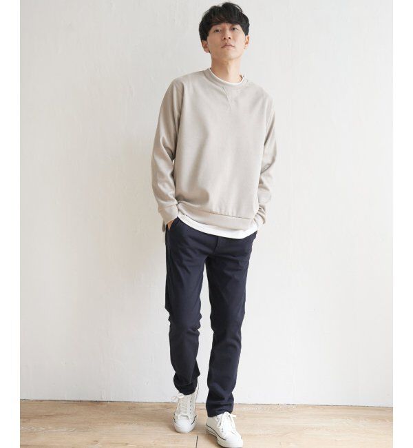 ikka「セイケツフェイクスエードレイヤード」|パーカー|