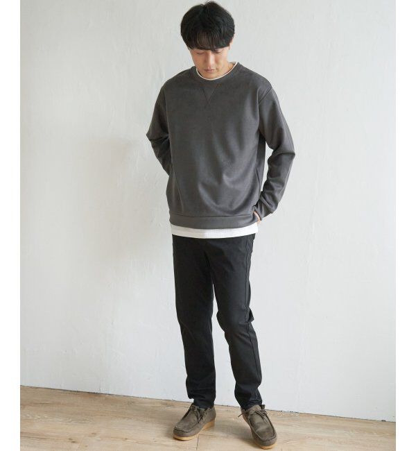 ikka「セイケツフェイクスエードレイヤード」|パーカー|