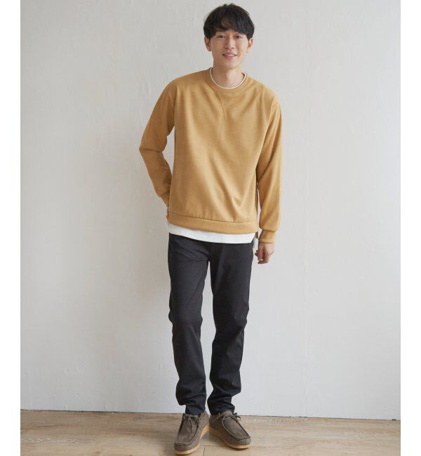 ikka「セイケツフェイクスエードレイヤード」|パーカー|