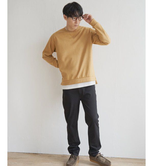 ikka「セイケツフェイクスエードレイヤード」|パーカー|