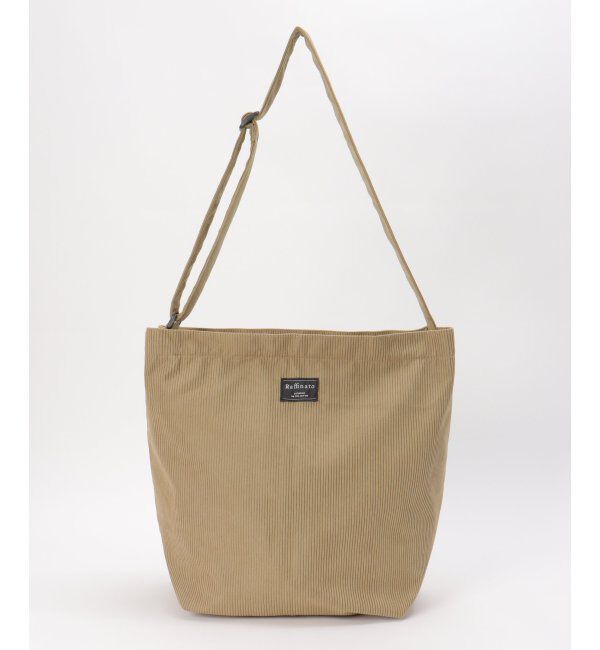 ikka「コーデュロイショルダーバッグ」|その他|ベージュ