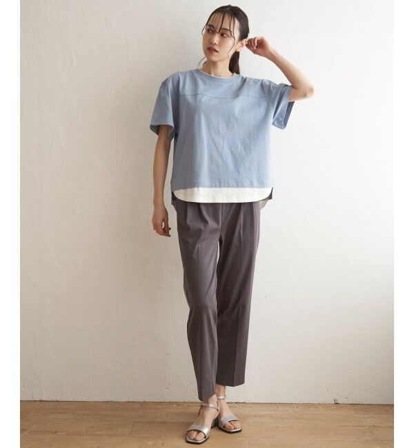 ikka「コットンUSA裾レイヤードTシャツ」|その他|