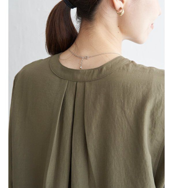 ikka「前後2WAYバンドカラーシャツ」|シャツ・ブラウス|