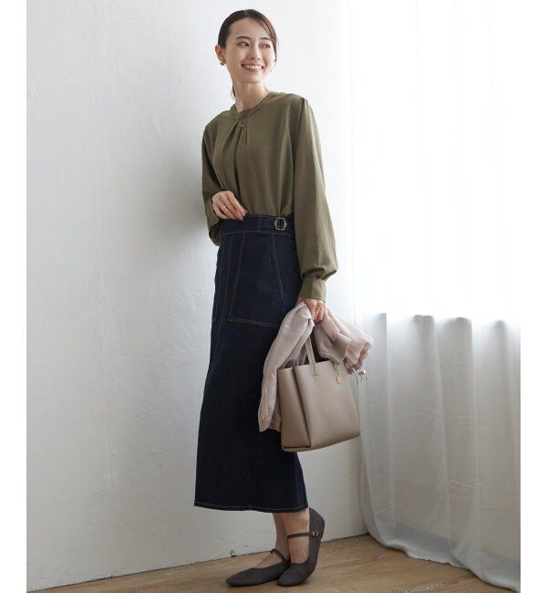 ikka「前後2WAYバンドカラーシャツ」|シャツ・ブラウス|