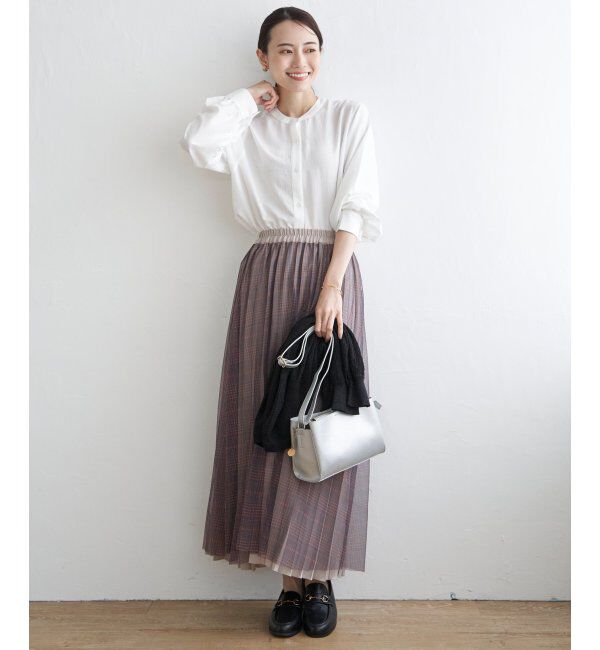 ikka「前後2WAYバンドカラーシャツ」|シャツ・ブラウス|