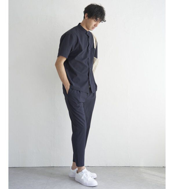 ikka「【セットアップ対応】Reflax(R) リラックスバンドカラーシャツ」|シャツ・ブラウス|