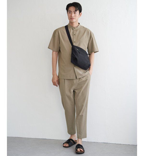 ikka「【セットアップ対応】Reflax(R) リラックスバンドカラーシャツ」|シャツ・ブラウス|