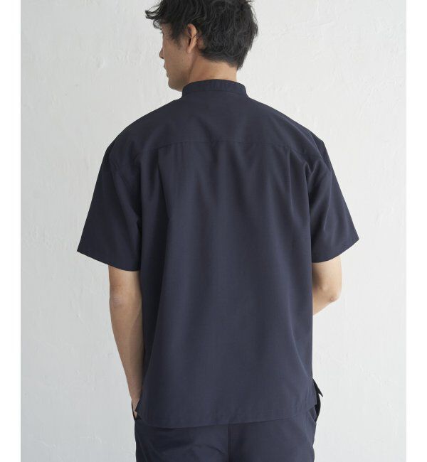 ikka「【セットアップ対応】Reflax(R) リラックスバンドカラーシャツ」|シャツ・ブラウス|