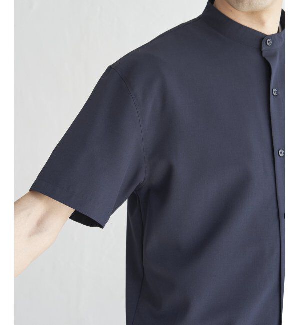 ikka「【セットアップ対応】Reflax(R) リラックスバンドカラーシャツ」|シャツ・ブラウス|