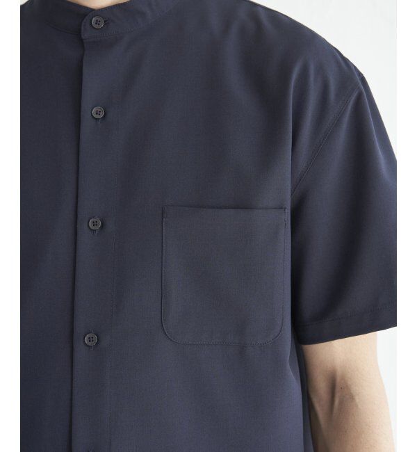 ikka「【セットアップ対応】Reflax(R) リラックスバンドカラーシャツ」|シャツ・ブラウス|