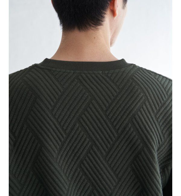 ikka「フクレジャカードポケ付きクルーネックプルオーバー」|パーカー|