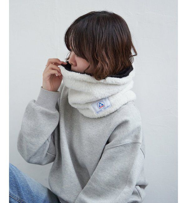 ikka「GERRY ボアネックウォーマー」|マフラー|オフホワイト