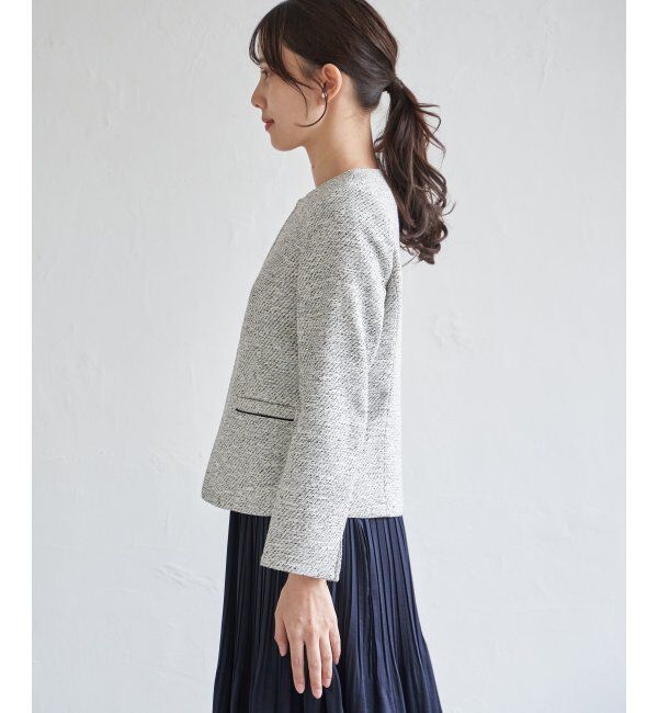 IKKA LOUNGE「【フォーマル対応】ファンシーツイードジャケット」|その他|