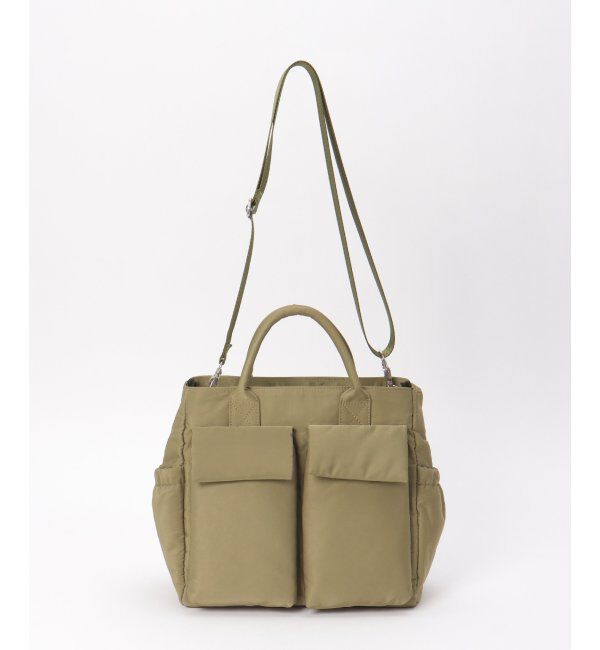 ikka「ポリＷポケット２ＷＡＹボストン」|その他|オリーブ