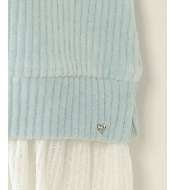 ikka kids「カットコール裾チュールプルオーバー」|Tシャツ・カットソー|