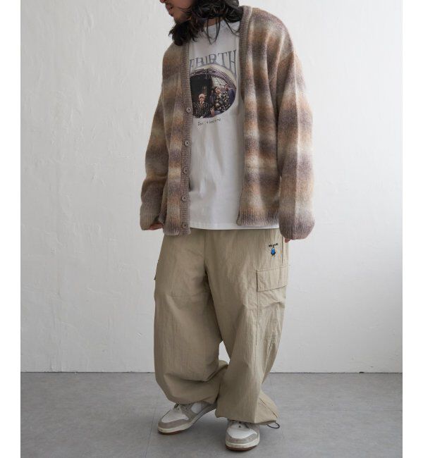 VENCE share style「総柄ニットVカーディガン」|カーディガン|