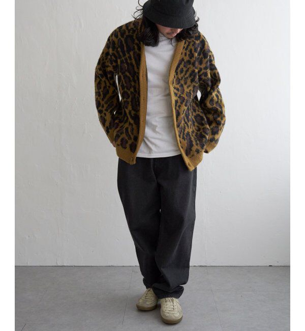 VENCE share style「総柄ニットVカーディガン」|カーディガン|