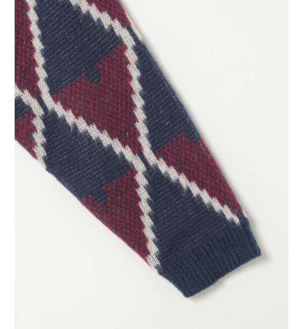 VENCE share style「総柄ニットVカーディガン」|カーディガン|