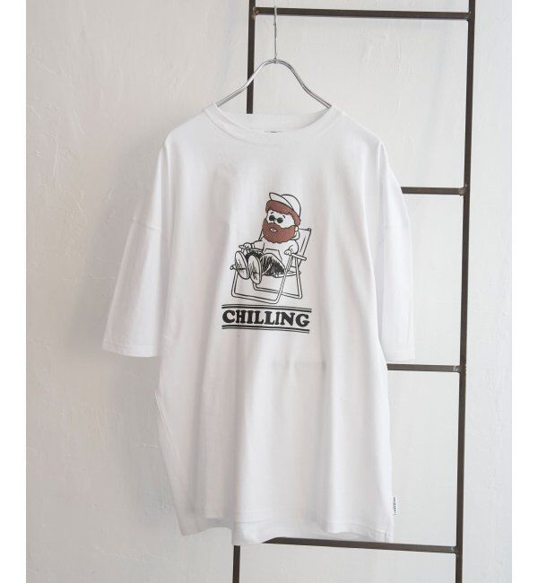 VENCE share style「ヒゲ発泡キャラプリントTシャツ」|Tシャツ・カットソー|ソノタA