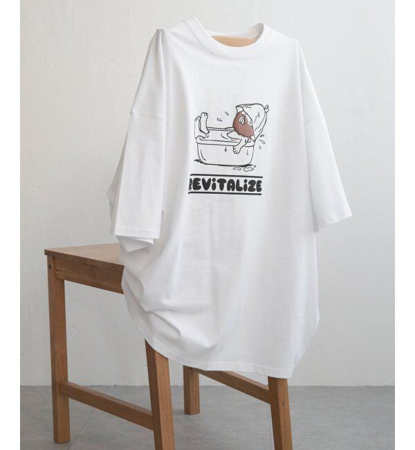 VENCE share style「ヒゲ発泡キャラプリントTシャツ」|Tシャツ・カットソー|ソノタB