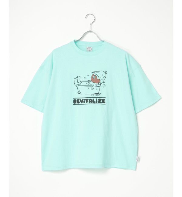 VENCE share style「ヒゲ発泡キャラプリントTシャツ」|Tシャツ・カットソー|