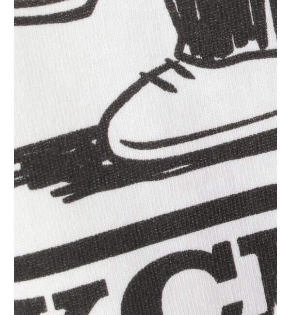 VENCE share style「ヒゲ発泡キャラプリントTシャツ」|Tシャツ・カットソー|