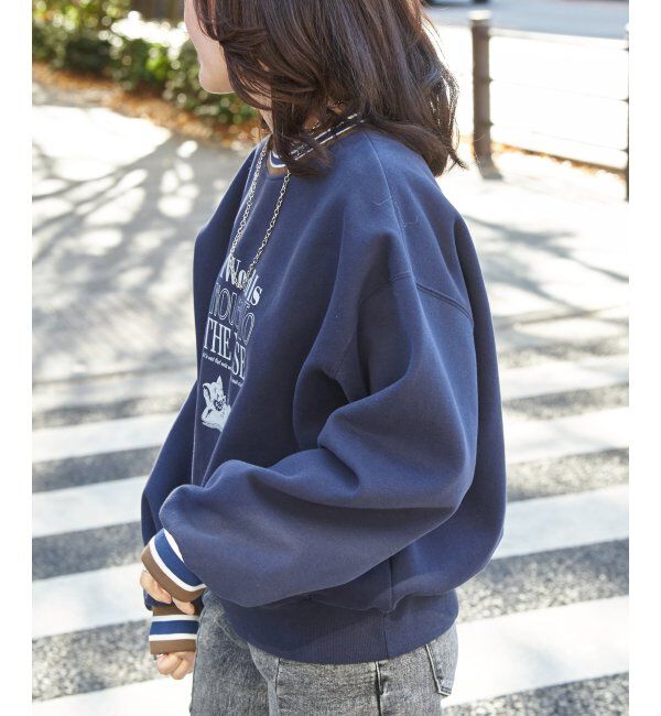 VENCE share style「ラインリブキャットスウェット」|スウェット・ジャージ|