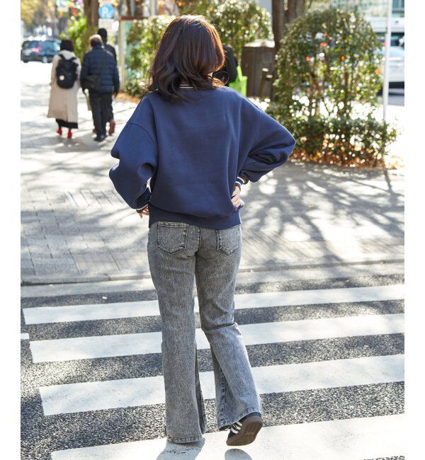 VENCE share style「ラインリブキャットスウェット」|スウェット・ジャージ|