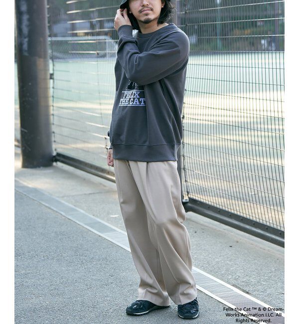 VENCE share style「Felix the cat フィリックス・ザ・キャット ラグランフロッキートレーナー」|スウェット・ジャージ|