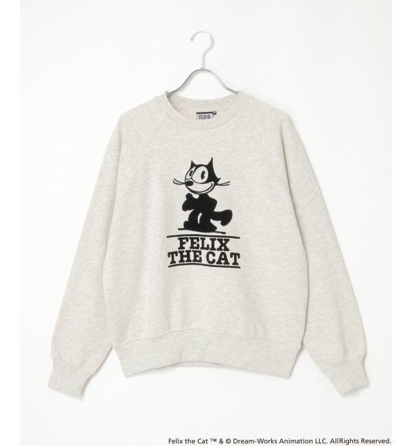 VENCE share style「Felix the cat フィリックス・ザ・キャット ラグランフロッキートレーナー」|スウェット・ジャージ|
