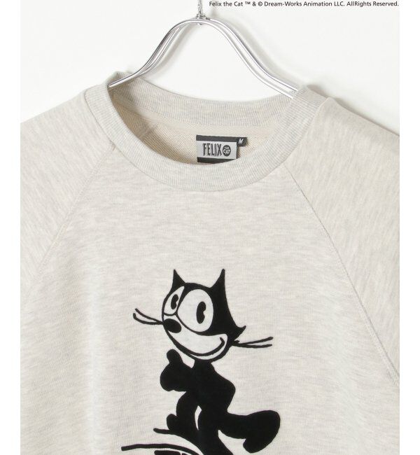 VENCE share style「Felix the cat フィリックス・ザ・キャット ラグランフロッキートレーナー」|スウェット・ジャージ|